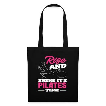 Pilates Time Get Up And Shine - Tote Bag - black - Front