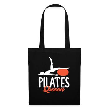 Pilates Queen For Fitness Enthusiasts - Tote Bag - black - Front