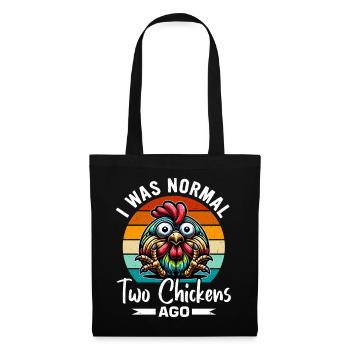 Poulets Poulets - Sac en tissu - noir - Devant