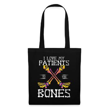 Chirurgien orthopédiste J’aime mes patients Orthopédie - Sac en tissu - noir - Devant