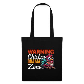 Poulets Poulets - Sac en tissu - noir - Devant