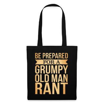 Grumpy Old Man Grumpy - Tote Bag - black - Front