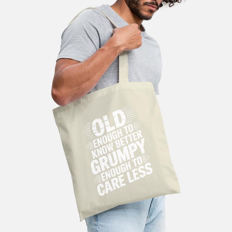 Grumpy Old Man Grumpy Tote Bag