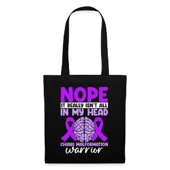 It Really Isn't All In My Head Purple Chiari - Tote Bag - black - Front