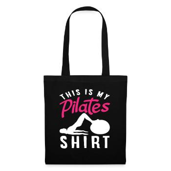 Pilates C’est ma chemise de Pilates - Sac en tissu - noir - Devant