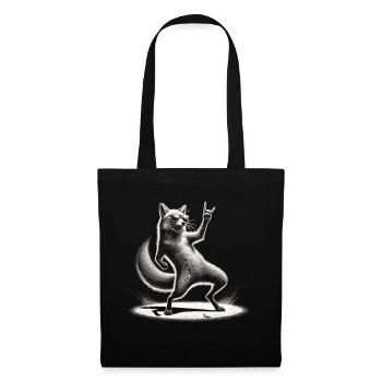 Rocking Fox – Wild & Cool - Tote Bag - black - Front