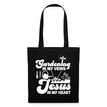 Plant Lover Gardening Jesus Faith - Tote Bag - black - Front