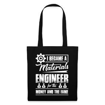 I Became A Materials Engineer - Tote Bag - black - Front