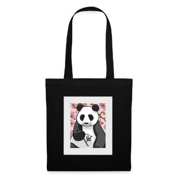 Asia China Panda Bear Bears Kids Child - Tote Bag - black - Front