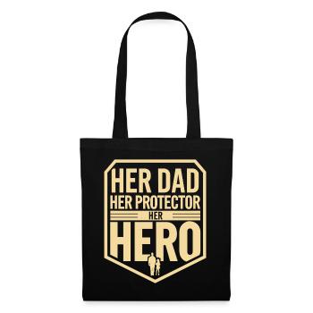 Geschenke Zum Vatertag Für Papa - Stoffbeutel - Schwarz - Vorne