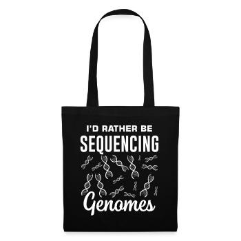 Crispr Microbiology Genetics DNA Test - Tote Bag - black - Front