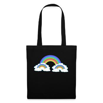 Rainbow Colorful Colorful Heavenly Kids - Tote Bag - black - Front