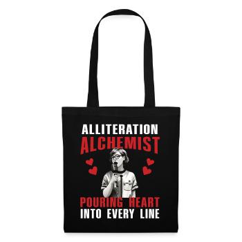 Allitération Alchimiste Poésie Slam - Sac en tissu - noir - Devant
