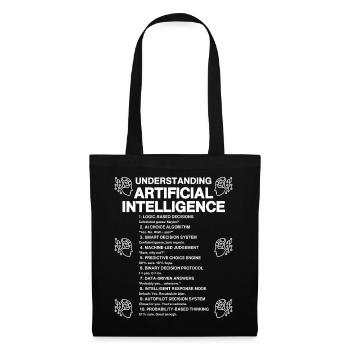 Understanding Artificial Intelligence – AI Humor - Stoffbeutel - Schwarz - Vorne