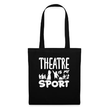 Theater Ist Mein Sport Musical Liebhaber - Stoffbeutel - Schwarz - Vorne