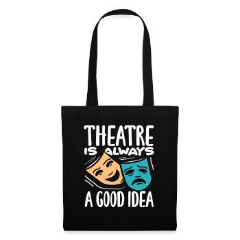 Musical lovers theater is always a good idea - Tote Bag - black - Front