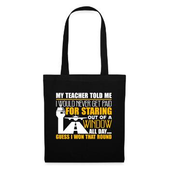 Air Traffic Controller I am A Air Traffic Control - Tote Bag - black - Front