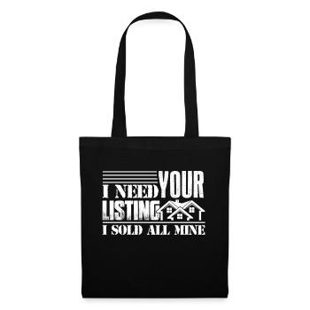 Real Estate Broker Proud Real Estate Broker - Tote Bag - black - Front