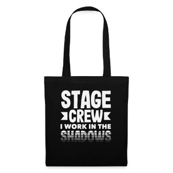 Musical Lover Stage Crew In The Shadows - Tote Bag - black - Front