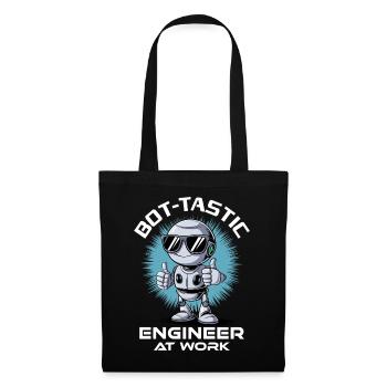 Ai Robotics Geek Tech Humor Robot - Tote Bag - black - Front