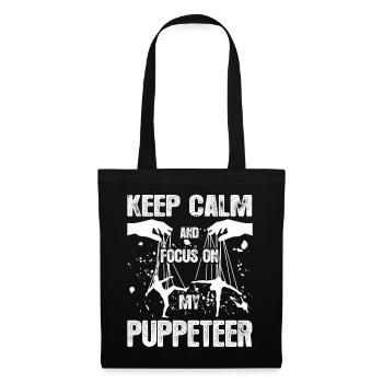 Puppeteer Focus On My Puppeteer - Tote Bag - black - Front