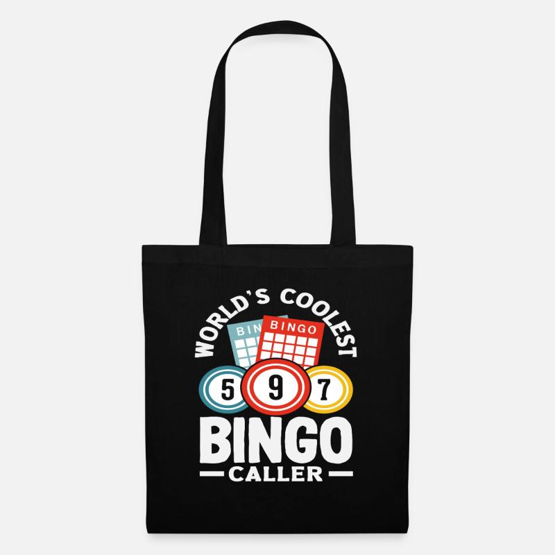 Bingo Coolster Bingo Ansager Spieler - Stoffbeutel - Schwarz
