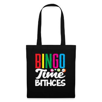 L’heure du bingo pour les joueurs de bingo - Sac en tissu - noir - Devant