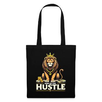 Hustle King – Lion Lion Winners & Movers & Shakers - Tote Bag - black - Front