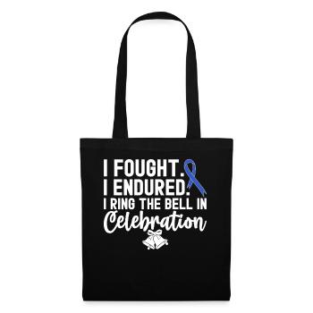I Ring The Bell In Celebration Blue Ribbon Colon - Tote Bag - black - Front