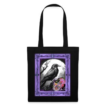 Halloween Raven Raven Crow Crow - Tote Bag - black - Front