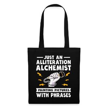 Allitération Alchimiste Poésie Slam - Sac en tissu - noir - Devant