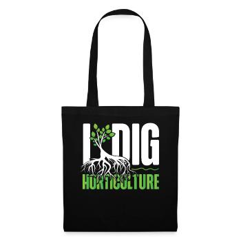 Plant Lover Gardening Pun I Dig - Tote Bag - black - Front