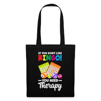 Bingo Enthusiast Si vous n’aimez pas le bingo - Sac en tissu - noir - Devant