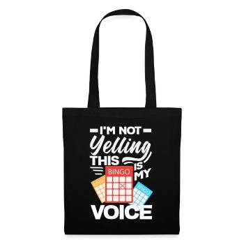 Bingo Voice Don't Shout - Tote Bag - black - Front