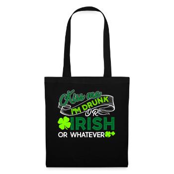 St Patrick's Day Kiss Me I am Irish - Tote Bag - black - Front