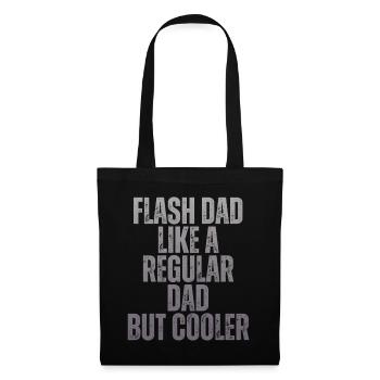 Bloc Flash Papa Boulderer - Sac en tissu - noir - Devant