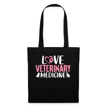 Veterinary Medicine Pet Care Veterinarian Animal - Tote Bag - black - Front