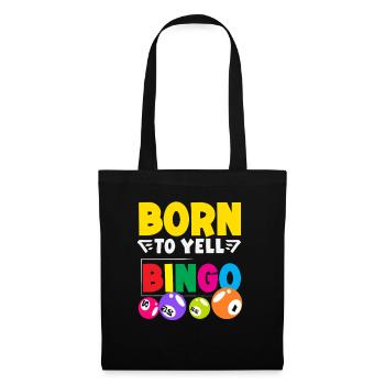 Born to Shout Bingo Fun - Tote Bag - black - Front