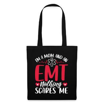 Funny EMT Mom Emergency Medical Technician Mom - Tote Bag - black - Front