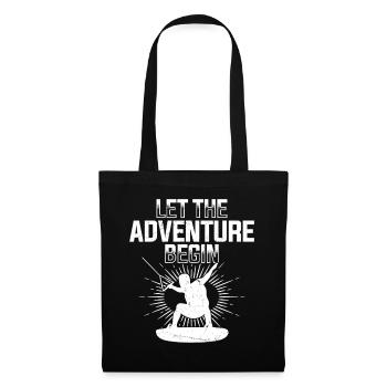 Let the adventure begin - Wakesurfing Wakeboarding - Tote Bag - black - Front