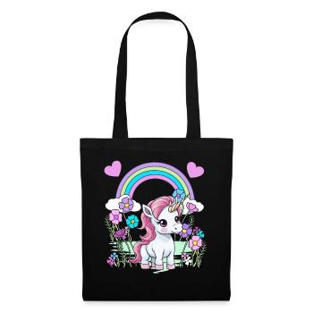 Unicorn Unicorns Mythical Creatures Mythical Animals Child - Tote Bag - black - Front