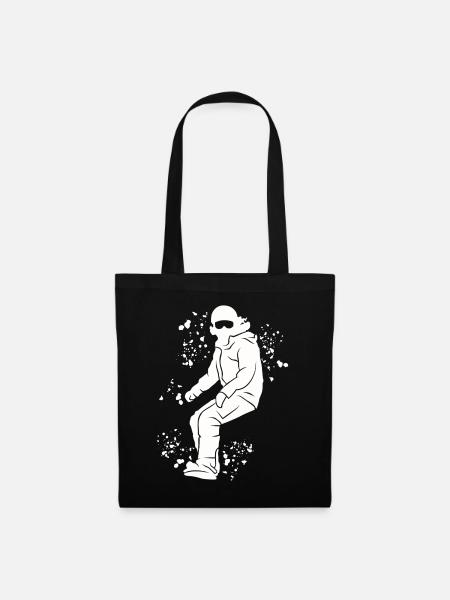 Snowboarder Snowboarding Snowboard - Stoffbeutel - Schwarz