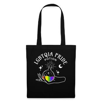 LGBTQIA Pride Potion Witchy Celestial Gothic Wicca - Tote Bag - black - Front