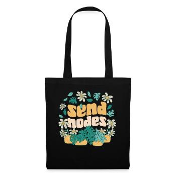 Amateur de plantes jardinage Jeu de mots Envoyer - Sac en tissu - noir - Devant