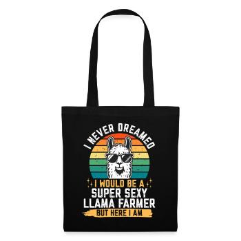 I never dreamed i would be a super sexy Llama - Tote Bag - black - Front