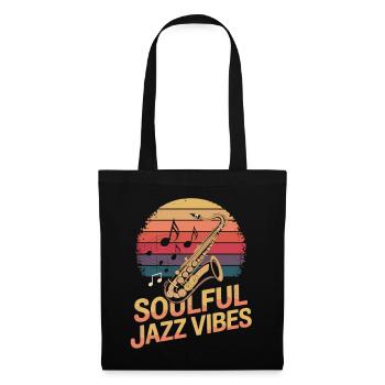 Jazz avec des vibrations soul - Sac en tissu - noir - Devant