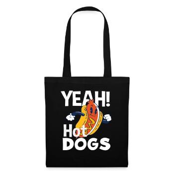 Hot-dogs pour les amateurs de hot-dogs - Sac en tissu - noir - Devant