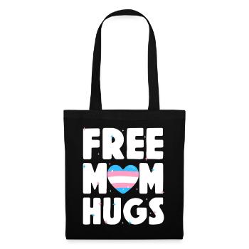 Fierté LGBT transgenre - Sac en tissu - noir - Devant