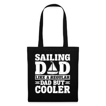 Sailor Dad Funny Definition Cruiser Sailing Dad - Tote Bag - black - Front