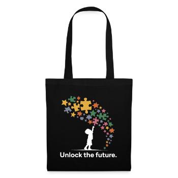 Piece of the puzzle for the future - Tote Bag - black - Front